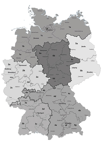 Bundesländer plz der Postleitzahl (Deutschland)